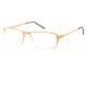 Occhiale diottrie +1,00 mod. Titan arancio in metallo Lookkiale