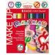 MAKE UP TEMPERA SOLIDA PLAYCOLOR ASTUCCIO CON 6 COLORI BRILLANTI