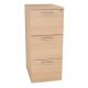 Classificatore 3 CASSETTI per cartelle sosp. H107,2cm Faggio - Filing