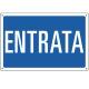 CARTELLO ALLUMINIO 30x20cm 'Entrata'