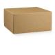 Scatola box per gastronomia d'asporto linea Marmotta 50x40x19,5cm avana